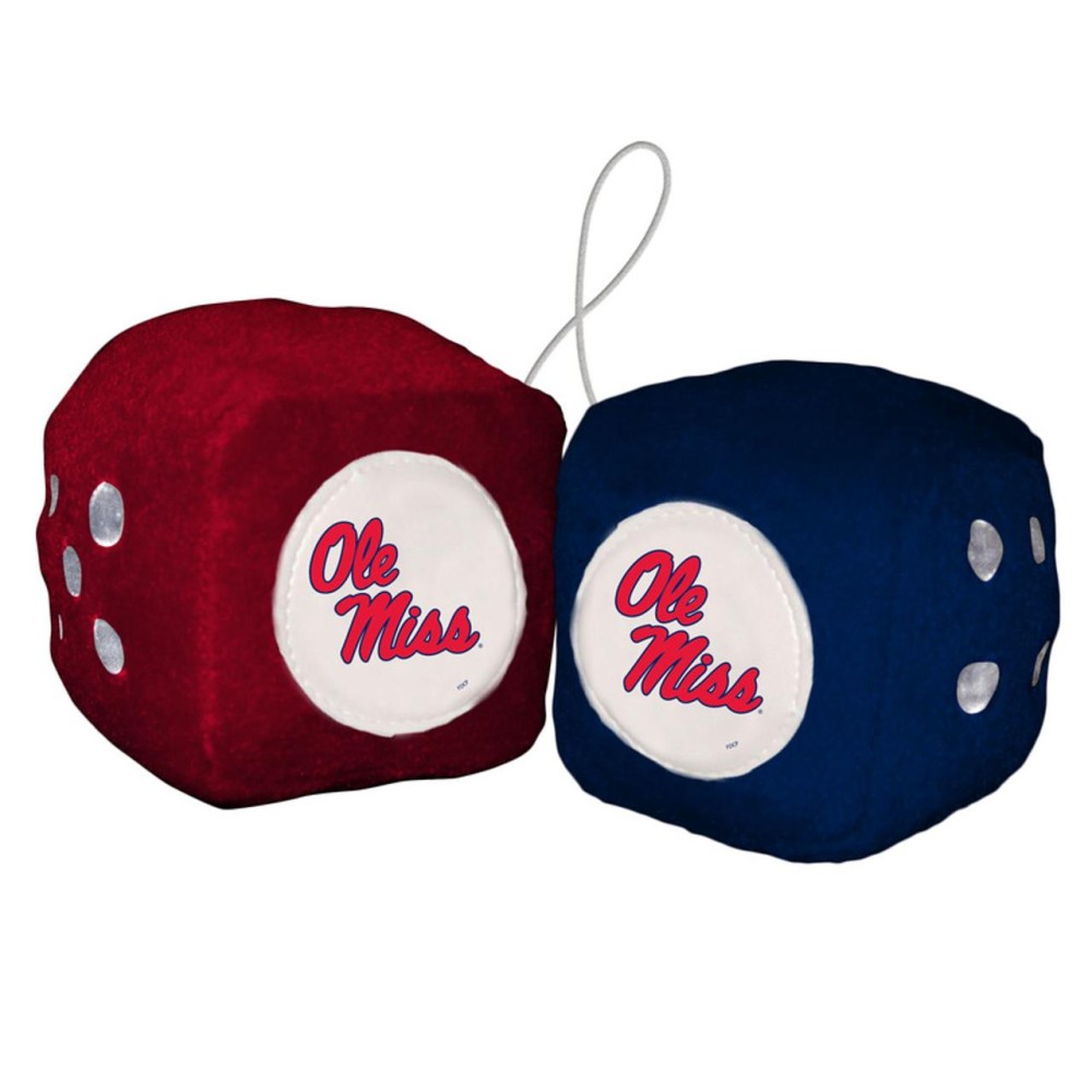 Mississippi Rebels Fuzzy Dice Co