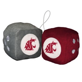 Washington State Cougars Fuzzy Dice Co