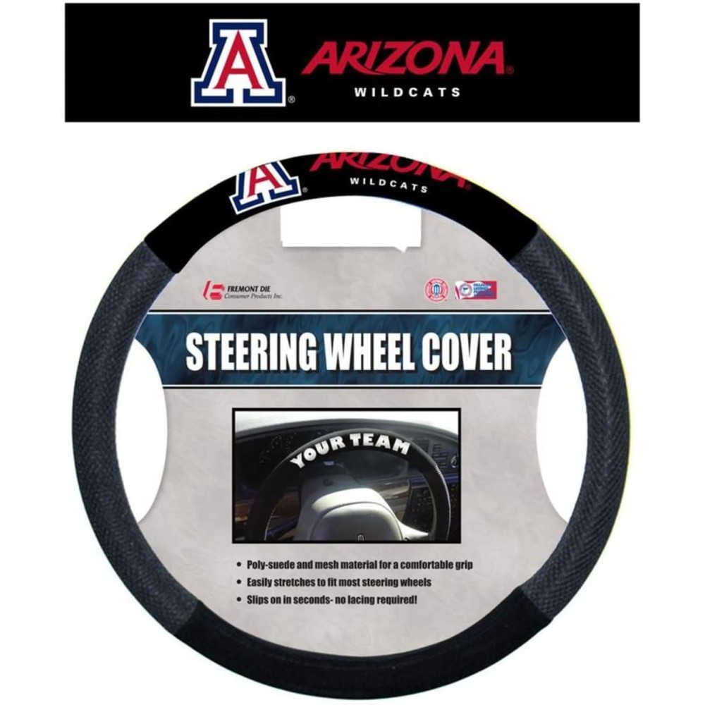 Arizona Wildcats Steering Wheel Cover Mesh Style Co