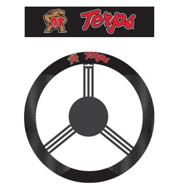 Maryland Terrapins Steering Wheel Cover Mesh Style Co