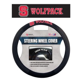 North Carolina State Wolfpack Steering Wheel Cover Mesh Style Alternate Co