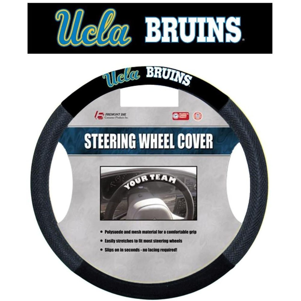 Ucla Bruins Steering Wheel Cover Mesh Style Co