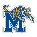 Memphis Tigers Magnet Car Style 12 Inch Co