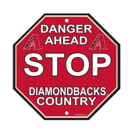 Arizona Diamondbacks Sign 12X12 Plastic Stop Style Co