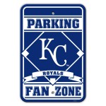 Kansas City Royals Sign 12X18 Plastic Fan Zone Parking Style Co