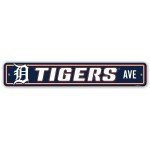 Detroit Tigers Sign 4X24 Plastic Street Style Co