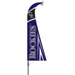 Colorado Rockies Flag Premium Feather Style Co