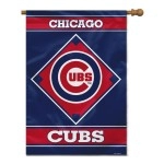 Chicago Cubs Flag 28X40 House 1-Sided Co