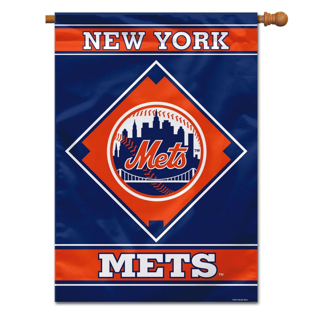 New York Mets Flag 28X40 House 1-Sided Co