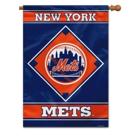 New York Mets Flag 28X40 House 1-Sided Co