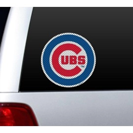 Chicago Cubs Window Film 12 Inch Die Cut Co