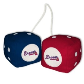 Atlanta Braves Fuzzy Dice Co