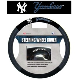 New York Yankees Steering Wheel Cover Mesh Style Co