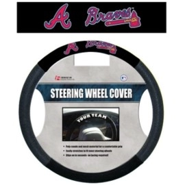 Atlanta Braves Steering Wheel Cover Mesh Style Co