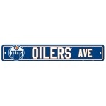 Edmonton Oilers Sign 4X24 Plastic Street Style Co