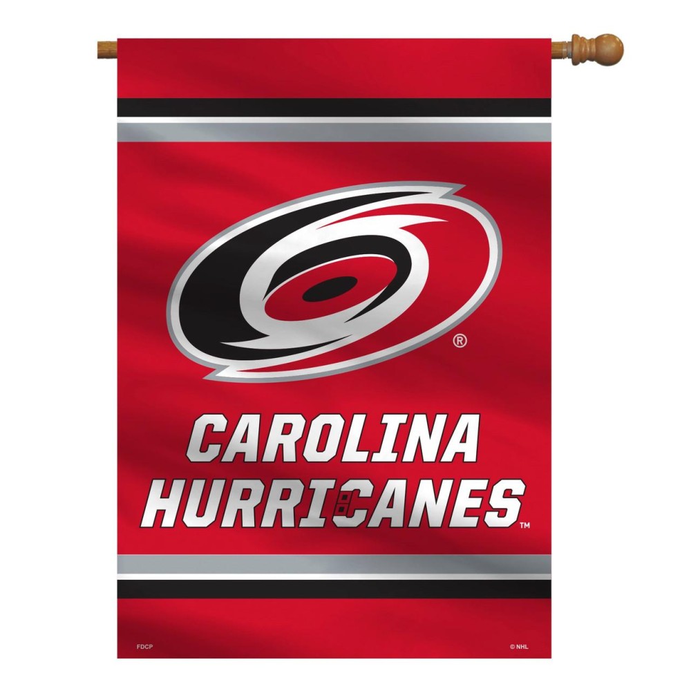 Carolina Hurricanes Banner 28X40 House Flag Style 2 Sided Co