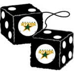 Dallas Stars Fuzzy Dice Alternate Co