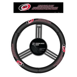 Carolina Hurricanes Steering Wheel Cover Leather Co