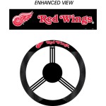 Detroit Red Wings Steering Wheel Cover Mesh Style Co