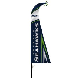 Seattle Seahawks Flag Premium Feather Style Co