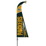 Green Bay Packers Flag Premium Feather Style Co