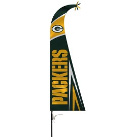 Green Bay Packers Flag Premium Feather Style Co