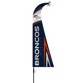 Denver Broncos Flag Premium Feather Style Co