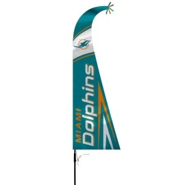 Miami Dolphins Flag Premium Feather Style Co