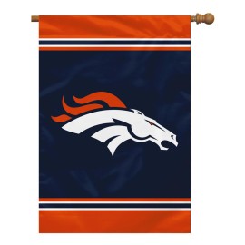 Denver Broncos Flag 28X40 House 1-Sided Co