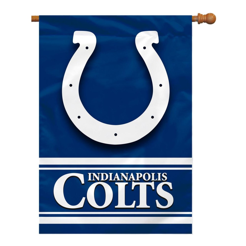 Indianapolis Colts Banner 28X40 House Flag Style 2 Sided Co