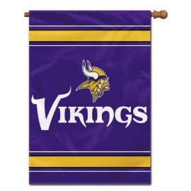 Minnesota Vikings Banner 28X40 House Flag Style 2 Sided Co