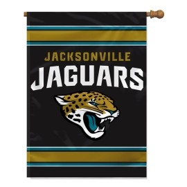 Jacksonville Jaguars Banner 28X40 House Flag Style 2 Sided Co