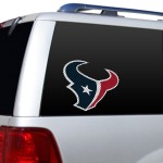 Houston Texans Window Film 12 Inch Die Cut Co