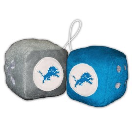 Detroit Lions Fuzzy Dice Co