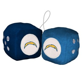 Los Angeles Chargers Fuzzy Dice Co