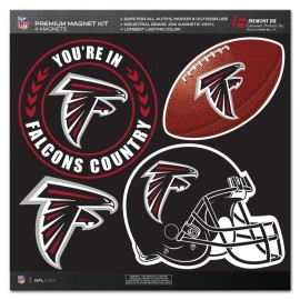 Atlanta Falcons Magnet Kit 4 Piece Co