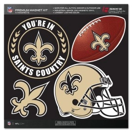 New Orleans Saints Magnet Kit 4 Piece Co