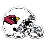 Arizona Cardinals Magnet Car Style 12 Inch Helmet Design Co