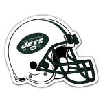 New York Jets Magnet Car Style 12 Inch Helmet Design Co