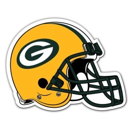 Green Bay Packers Magnet Car Style 8 Inch Helmet Design Co