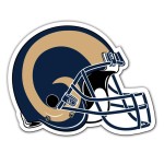 Los Angeles Rams Magnet Car Style 8 Inch Co