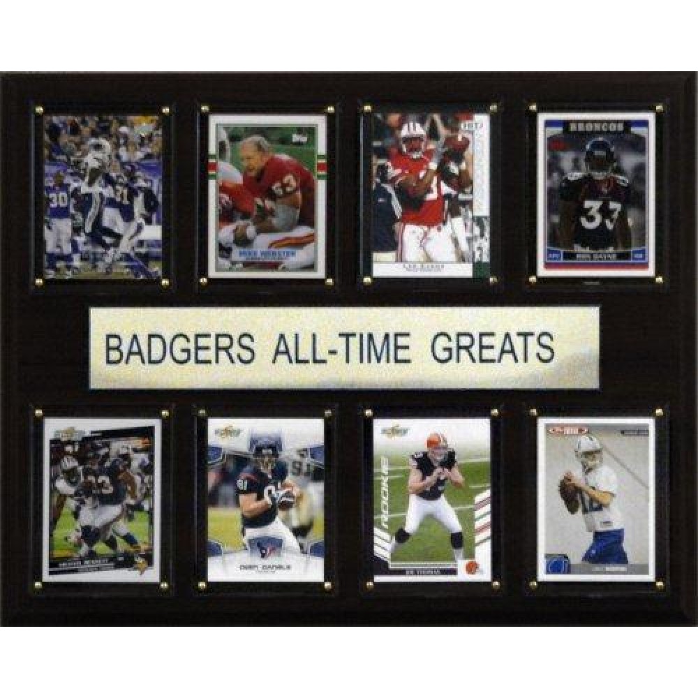 Wisconsin Badgers Plaque 12X15 All Time Greats