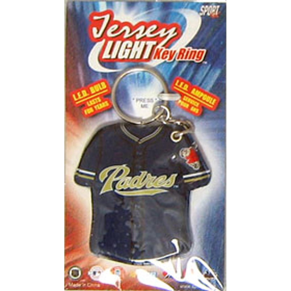 San Diego Padres Keychain Jersey Keylight Co