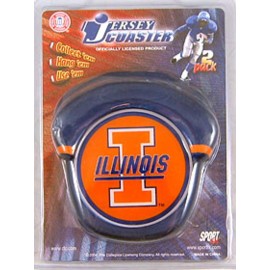 Illinois Fighting Illini Coaster Set Jersey Style Co