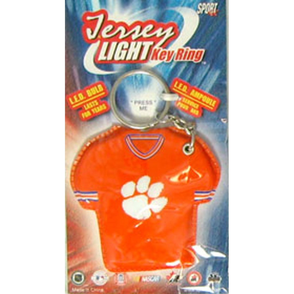 Clemson Tigers Keychain Jersey Keylight Co