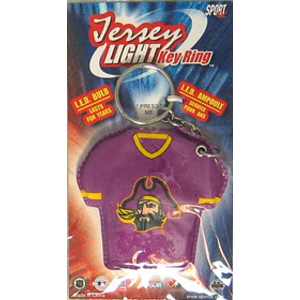 East Carolina Pirates Keychain Jersey Keylight Co