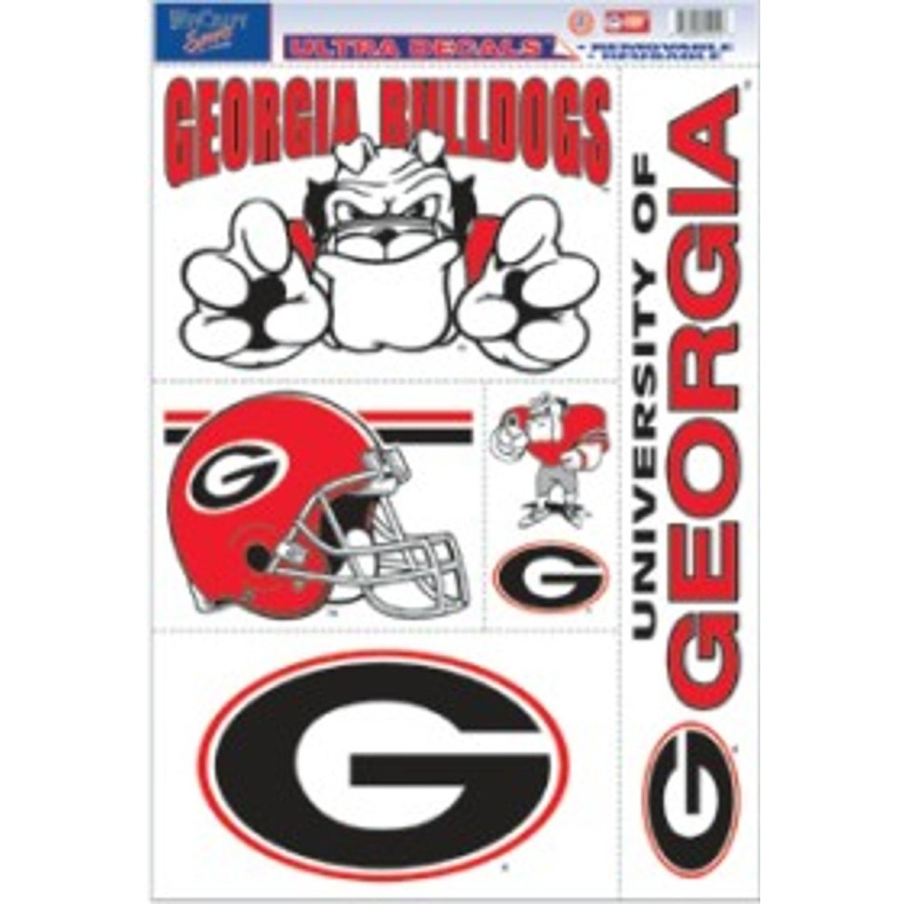 Georgia Bulldogs Decal 11X17 Ultra