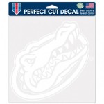 Florida Gators Decal 8X8 Die Cut White New