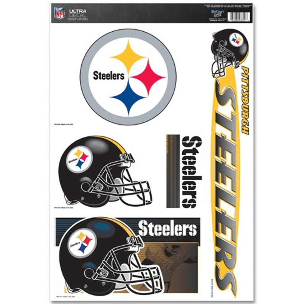 Pittsburgh Steelers Decal 11X17 Ultra