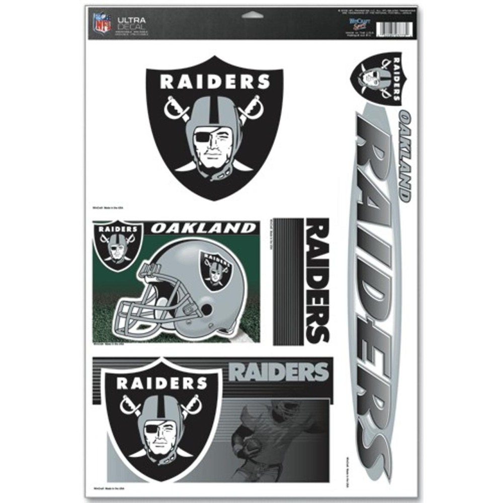 Las Vegas Raiders Decal 11X17 Ultra